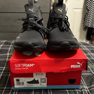 PUMA Men's Black SoftFoam+ Sneakers